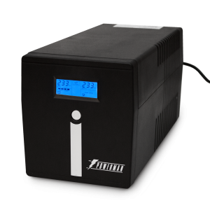 ИБП POWERMAN Smart Sine 1000, LCD, линейно-интерактивный, 1000ВА, 700Вт,  4 евророзетки с резервным питанием, USB, батарея 12В 7Ач 2 шт., 353мм х 149,3мм х 162мм, 9.2 кг. UPS Powerman Smart Sine