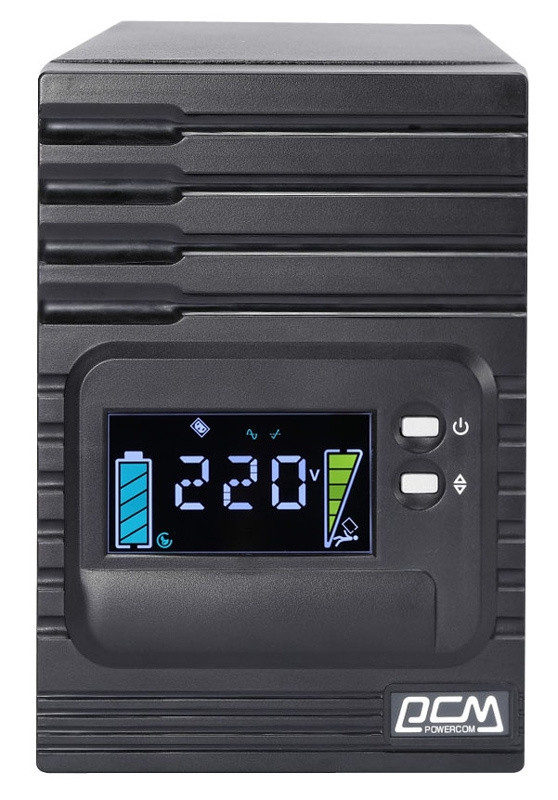 Источник бесперебойного питания Powercom Smart King Pro+ SPT-1500 LCD 1200Вт 1500ВА черный Powercom Smart King Pro+ SPT-1500 LCD — для бизнеса и офиса