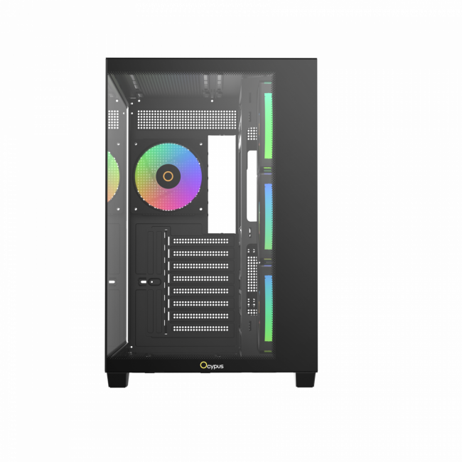 Корпус ПК без блока питания Ocypus Gamma C74 BK ARGB Black — для бизнеса и офиса