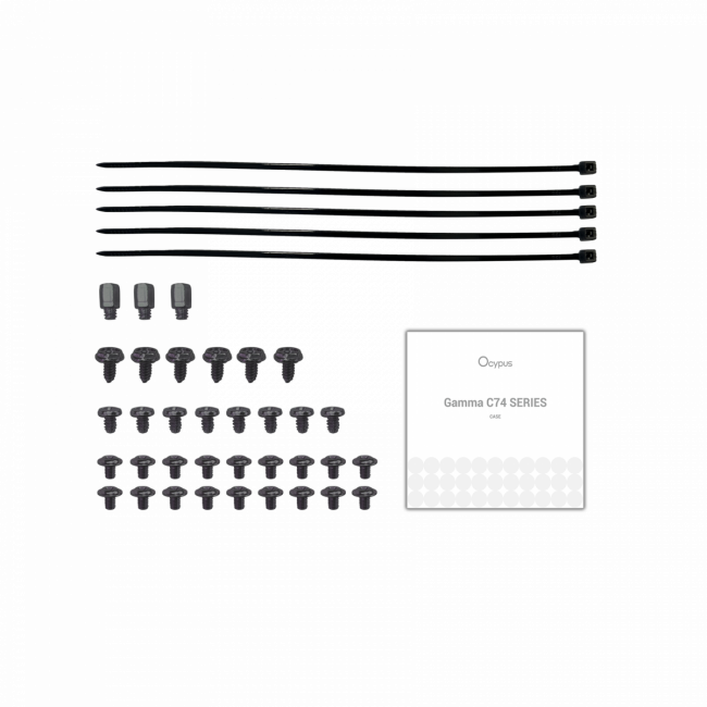 Корпус ПК без блока питания Ocypus Gamma C74 BK ARGB Black — для бизнеса и офиса