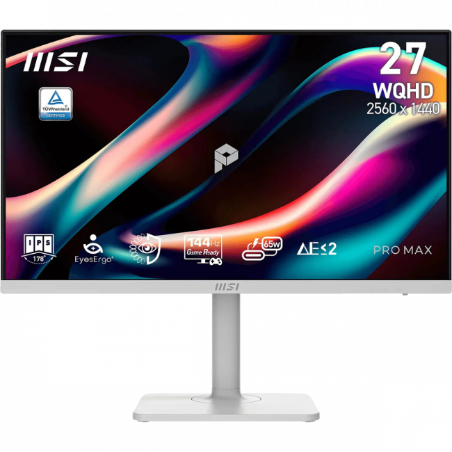 Монитор MSI PRO MAX 271QPHW E14 (9S6-3PF54H-021) — для бизнеса и офиса Монитор MSI PRO MAX 271QPHW E14 (9S6-3PF54H-021) — для бизнеса и офиса