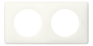 Celiane2 Рамка 2 поста, белый глянец Legrand 66632