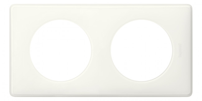 Celiane2 Рамка 2 поста, белый глянец Legrand 66632