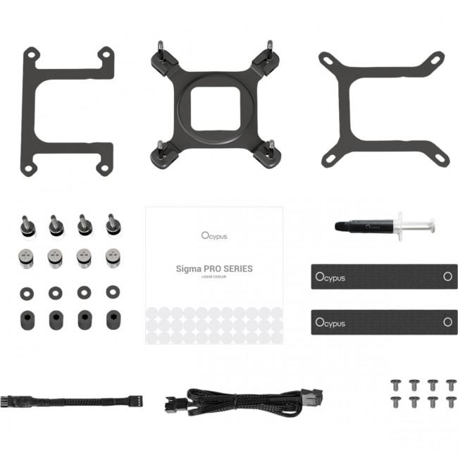 Система жидкостного охлаждения Ocypus Sigma-L24-BK2ANWL00P-GL Black — для бизнеса и офиса