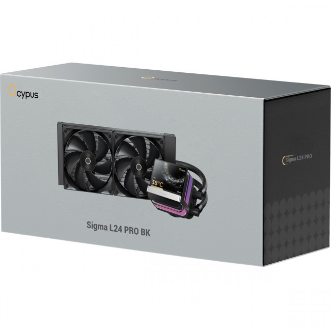 Система жидкостного охлаждения Ocypus Sigma-L24-BK2ANWL00P-GL Black — для бизнеса и офиса
