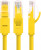 Greenconnect Патч-корд прямой, малодымный LSZH 3.0m UTP кат.5e, желтый, 24 AWG, литой, ethernet high speed 1 Гбит/с, RJ45, T568B, GCR-50704 Greenconnect RJ45(m) - RJ45(m) Cat. 5e U/UTP LSZH 3м жёлтый — для бизнеса и офиса
