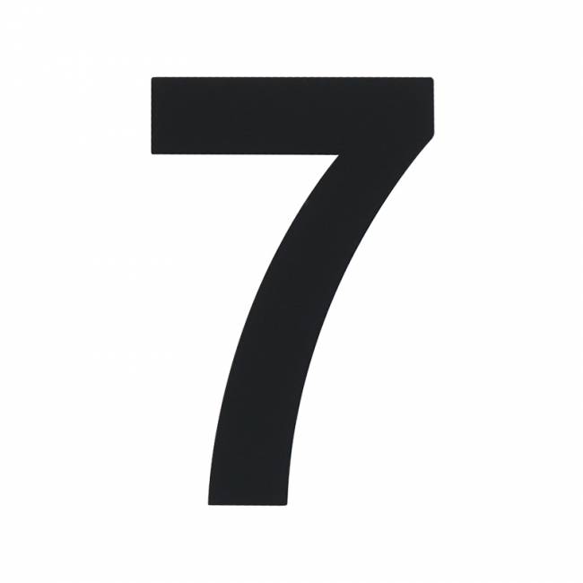 Цифра на дверь Luxe 75 мм черный 7 — для бизнеса и офиса Цифра на дверь Luxe 75 мм черный 7 — для бизнеса и офиса