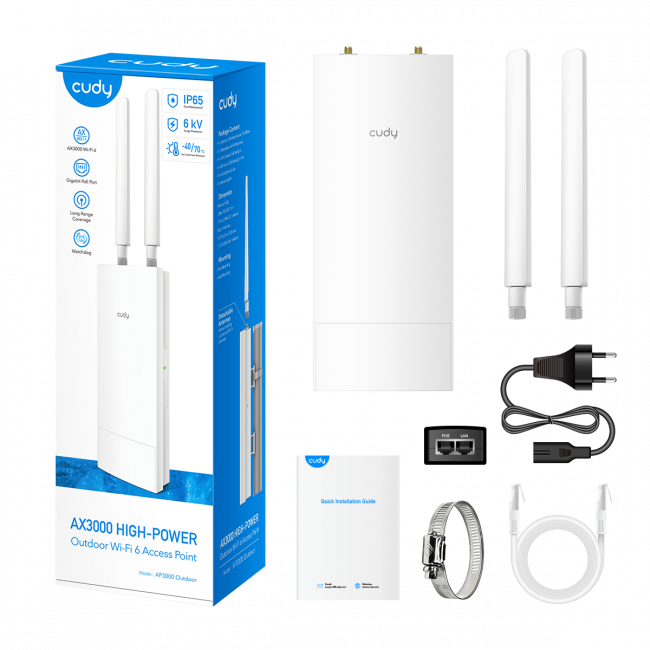 Точка доступа Cudy AP3000 Outdoor — для бизнеса и офиса