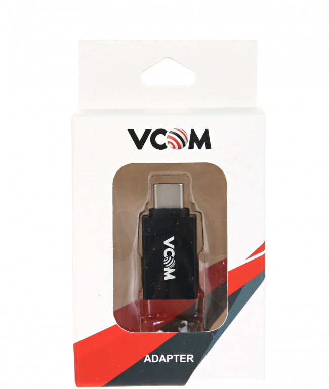 Переходник OTG USB 3.1 Type-C --> USB 3.0 Af (мет. корпус) VCOM <CA431M> VCOM OTG USB 3.1 Type-C — USB 3.0 Af