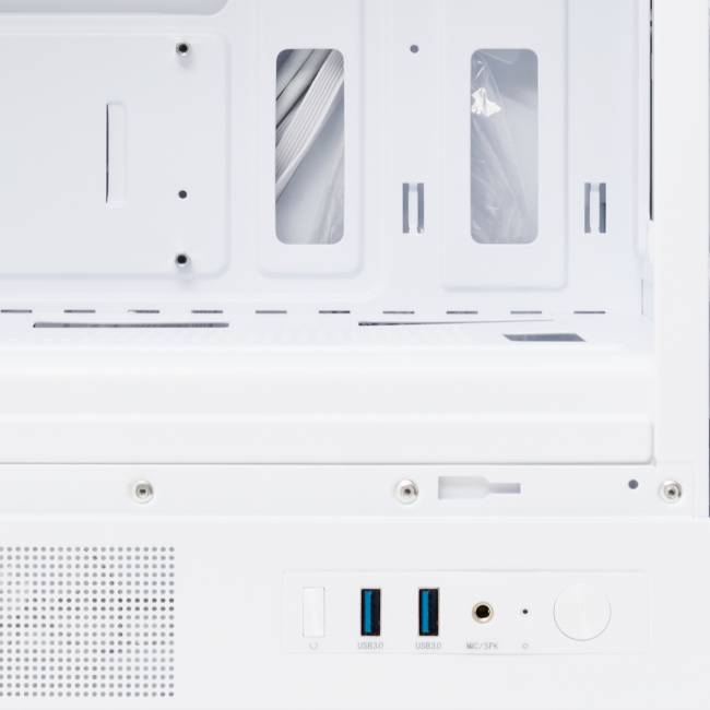 Корпус без блока питания HSPD M310-TGWH-ARGB — для бизнеса и офиса Корпус без блока питания HSPD M310-TGWH-ARGB — для бизнеса и офиса