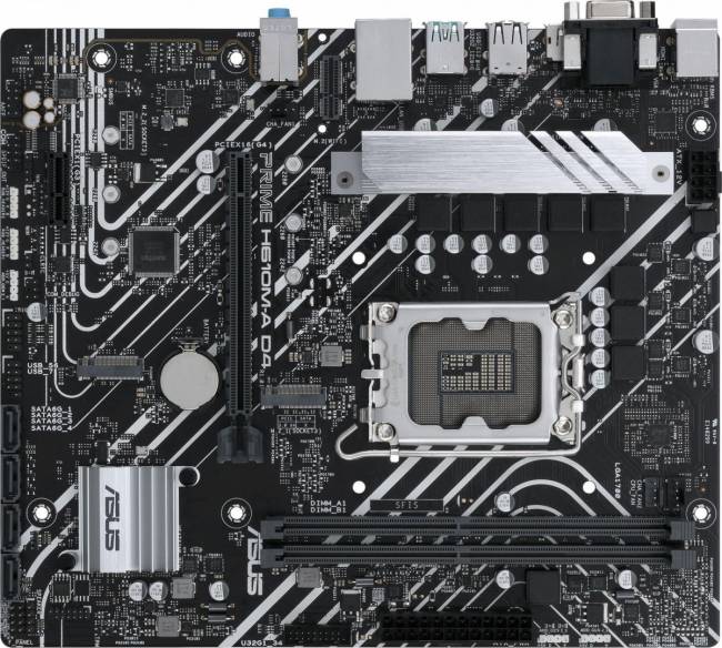Материнская плата ASUS PRIME H610M-A D4-CSM — для бизнеса и офиса