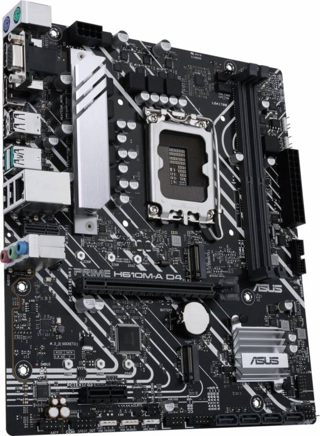 Материнская плата ASUS PRIME H610M-A D4-CSM — для бизнеса и офиса