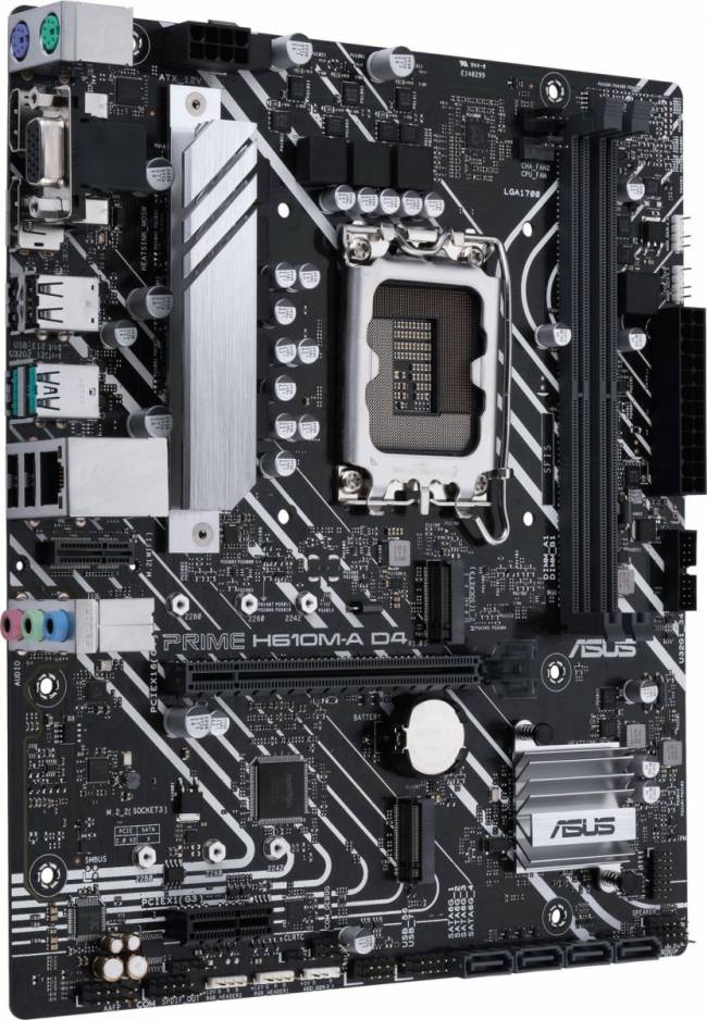 Материнская плата ASUS PRIME H610M-A D4-CSM — для бизнеса и офиса