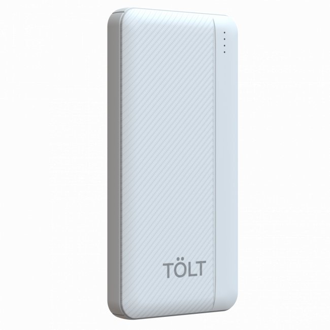 Портативный аккумулятор TOLT Lit K05 White, 10000mAh, 10W, white, CCC TÖLT K05 White — для бизнеса и офиса Портативный аккумулятор TOLT Lit K05 White, 10000mAh, 10W, white, CCC TÖLT K05 White — для бизнеса и офиса