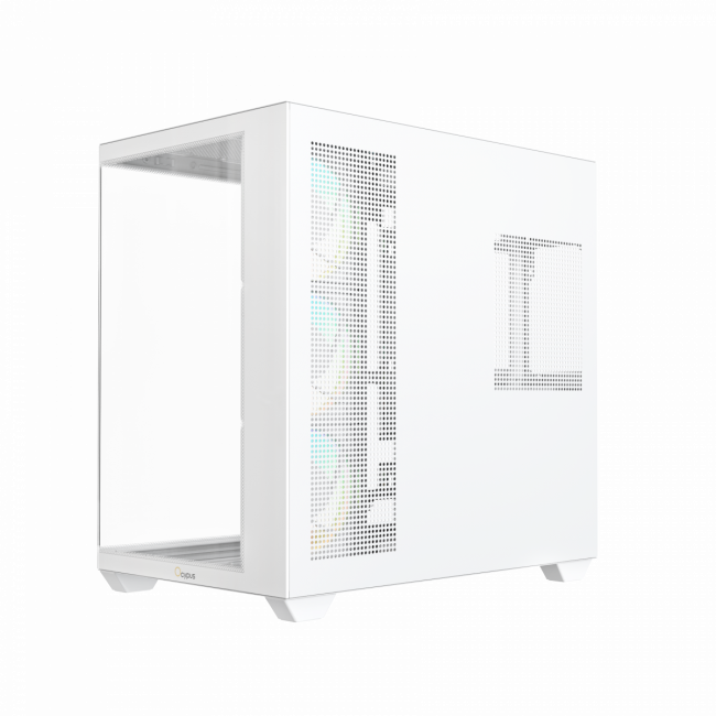 Корпус ПК без блока питания Ocypus Gamma C74 WH ARGB White — для бизнеса и офиса