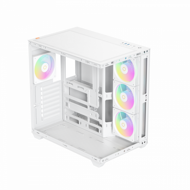 Корпус ПК без блока питания Ocypus Gamma C74 WH ARGB White — для бизнеса и офиса