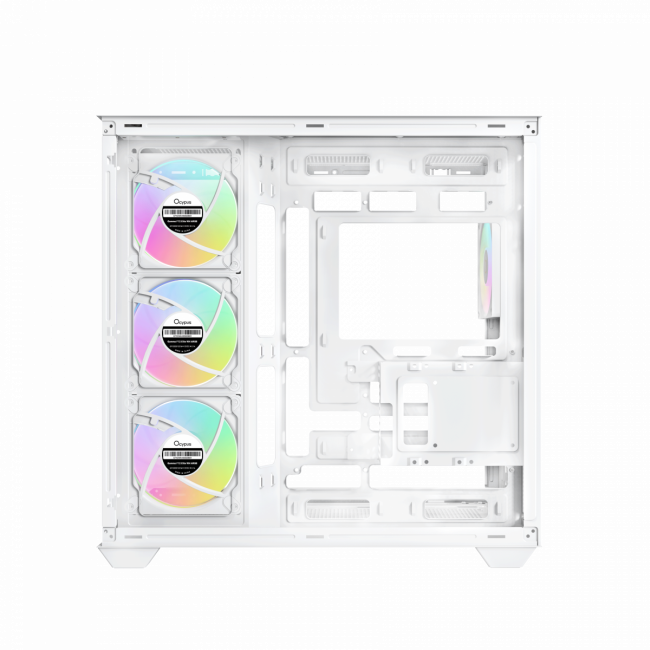 Корпус ПК без блока питания Ocypus Gamma C74 WH ARGB White — для бизнеса и офиса