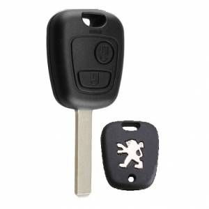 Корпус ключа PEUGEOT 2 кнопки CIT-1B VA2, с лого