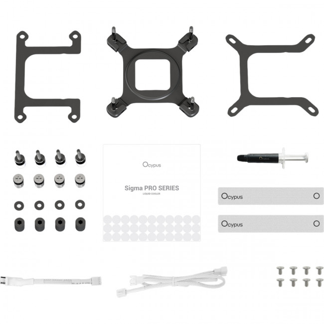 Система жидкостного охлаждения Ocypus Sigma-L24-WH2ANWL00P-GL White — для бизнеса и офиса