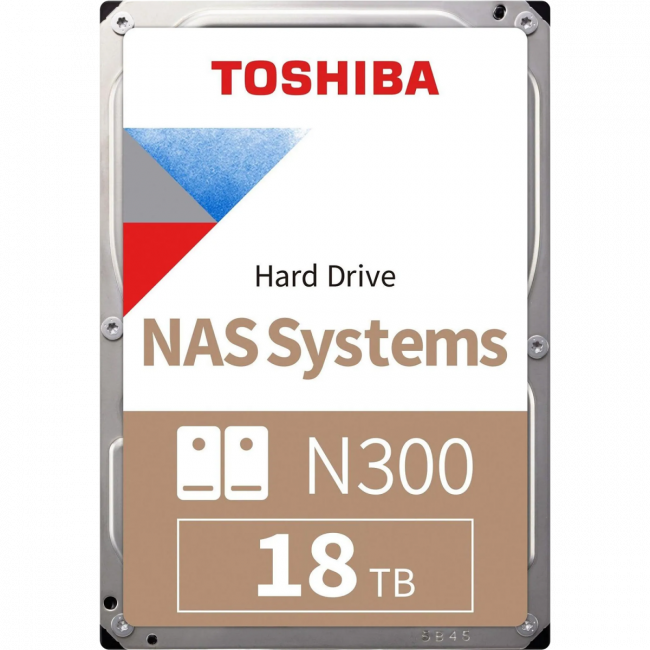 Жесткий диск Toshiba N300 NAS 10Tb (HDWG51JXZSTA) — для бизнеса и офиса