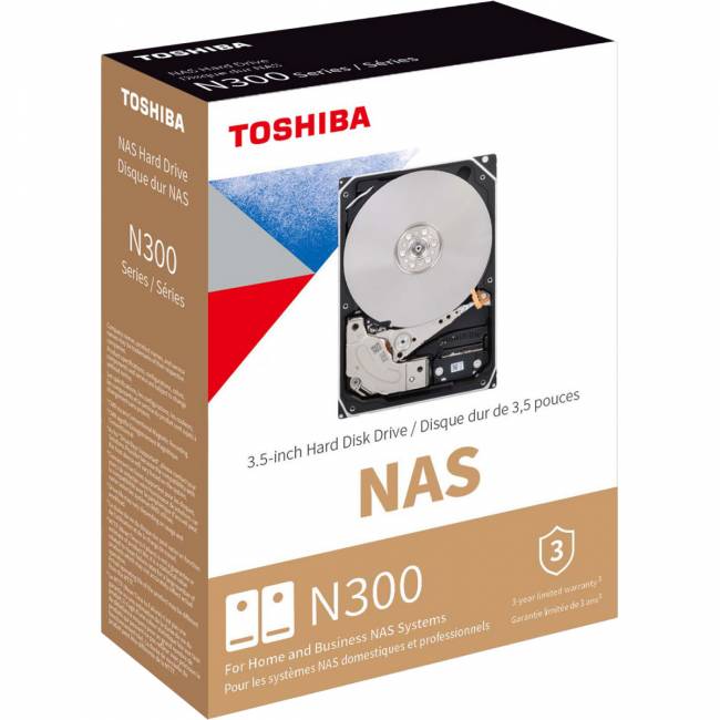 Жесткий диск Toshiba N300 NAS 10Tb (HDWG51JXZSTA) — для бизнеса и офиса