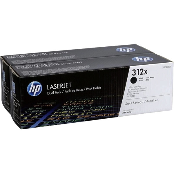 Тонер-картридж HP 312X Black Dual Pak LaserJet Toner Cartridge (CF380XD) Тонер-картридж HP 312X Black Dual Pak LaserJet Toner Cartridge (CF380XD)
