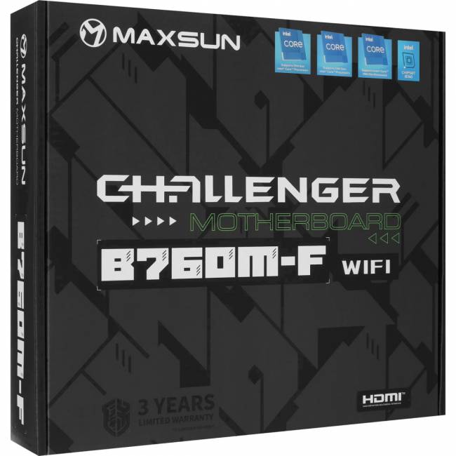 Материнская плата MAXSUN MS-Challenger B760M-F WIFI — для бизнеса и офиса