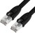 GCR Патч-корд PROF кат.8 ethernet  10.0m F/FTP,  RJ45, CU, 26 AWG, литой, прямой, черный, экранированные коннекторы, GCR-52351 Greenconnect RJ45(m) - RJ45(m) Cat. 8 F/FTP LSZH 10м — для бизнеса и офиса