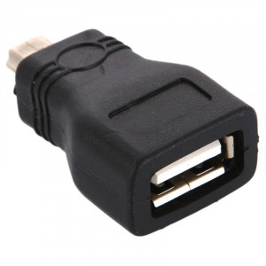 Адаптер переходник mini USB AM / AF USB 2.0 GCR GC-UAF2M5, пакет Переходник (GC-UAF2M5)