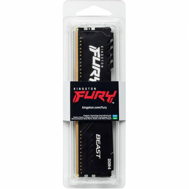 Память оперативная Kingston FURY Beast Black (KF432C16BB/8WP) — для бизнеса и офиса