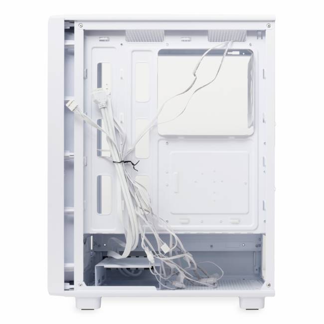 Корпус без блока питания HSPD M510-TGWH-ARGB — для бизнеса и офиса