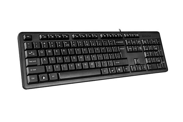 Клавиатура A4Tech KK-3 черный USB (KK-3 USB (BLACK)) A4Tech KK-3 USB (BLACK) — для бизнеса и офиса