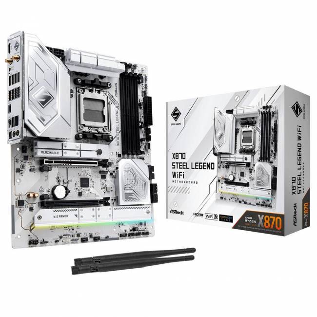 Материнская плата ASRock X870 STEEL LEGEND WIFI — для бизнеса и офиса