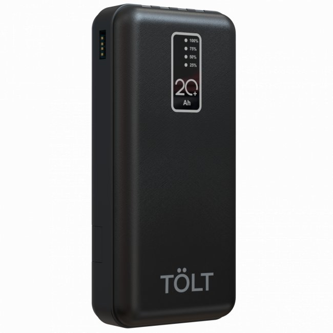 Портативный аккумулятор TOLT Lit K92 Black, 20000mAh, 10W, black, CCC TÖLT K92 Black — для бизнеса и офиса Портативный аккумулятор TOLT Lit K92 Black, 20000mAh, 10W, black, CCC TÖLT K92 Black — для бизнеса и офиса