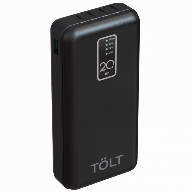 Портативный аккумулятор TOLT Lit K92 Black, 20000mAh, 10W, black, CCC TÖLT K92 Black — для бизнеса и офиса Портативный аккумулятор TOLT Lit K92 Black, 20000mAh, 10W, black, CCC TÖLT K92 Black — для бизнеса и офиса