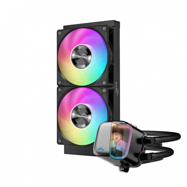 Водяное охлаждение для процессора SAMA L70 240BK Black — для бизнеса и офиса