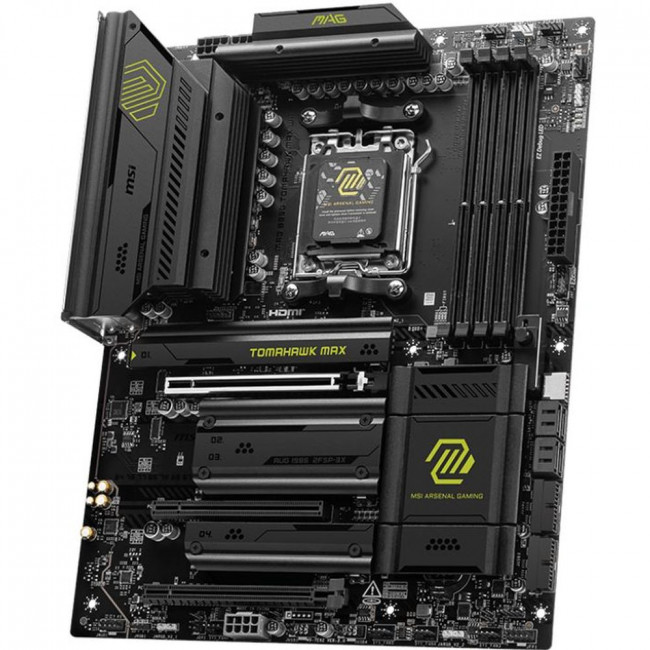 Материнская плата MSI MAG B850 TOMAHAWK MAX WIFI — для бизнеса и офиса Материнская плата MSI MAG B850 TOMAHAWK MAX WIFI — для бизнеса и офиса