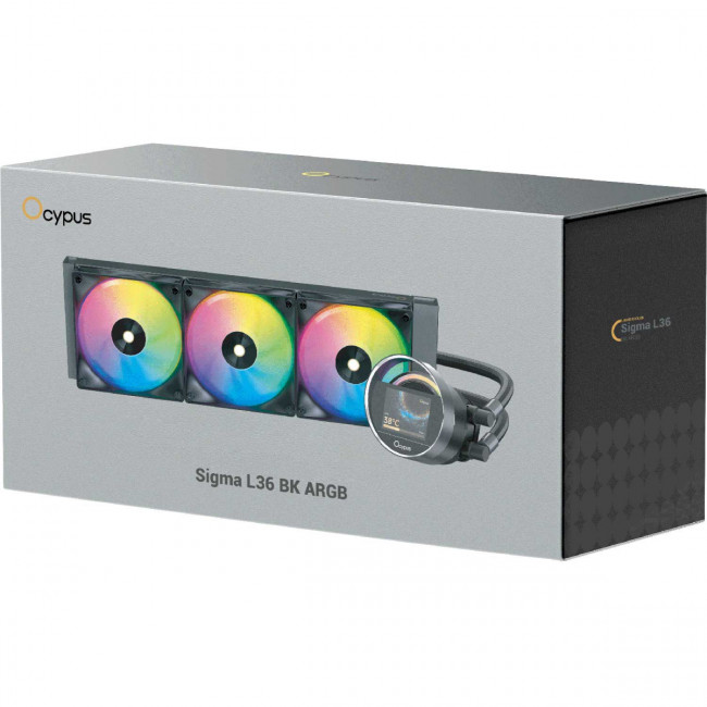 Система жидкостного охлаждения Ocypus Sigma-L36-BK3AAWWN00X-GL Black — для бизнеса и офиса