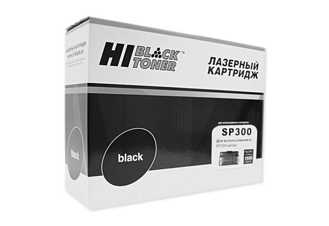 Картридж Hi-Black (HB-SP300) для Ricoh Aficio SP 300DN, 1,5K (Повреждённая упаковка) — для бизнеса и офиса