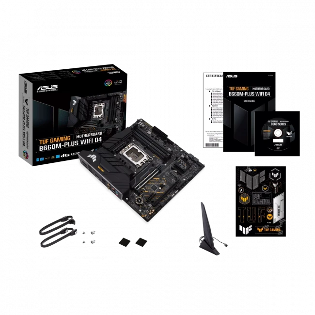 Материнская плата TUF GAMING B660M-PLUS WIFI D4 (90MB1930-M1EAY0) — для бизнеса и офиса