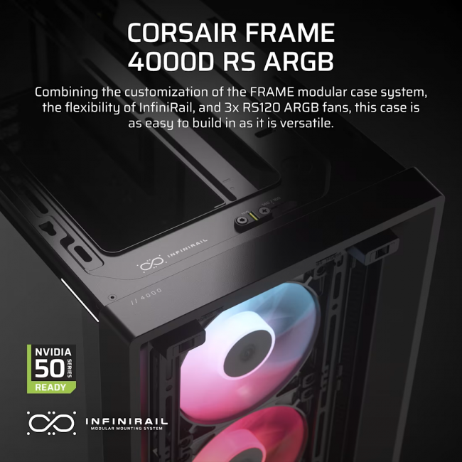 Корпус без блока питания Corsair CC-9011296-WW — для бизнеса и офиса