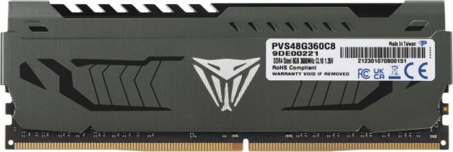 Память DDR4 8Gb 3600MHz Patriot PVS48G360C8 — для бизнеса и офиса