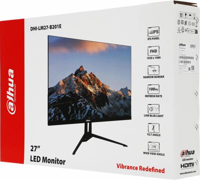 Монитор Dahua DHI-LM27-B201E — для бизнеса и офиса Монитор Dahua DHI-LM27-B201E — для бизнеса и офиса