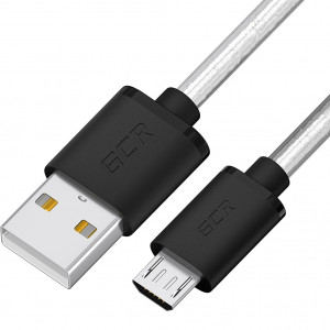 GCR Кабель 0.5m MicroUSB, прозрачный, черные коннекторы, быстрая зарядка, 28/24 AWG, GCR-54475 Кабель Greenconnect 0.5 м (GCR-54475) GCR Кабель 0.5m MicroUSB, прозрачный, черные коннекторы, быстрая зарядка, 28/24 AWG, GCR-54475 Кабель Greenconnect 0.5 м (GCR-54475)