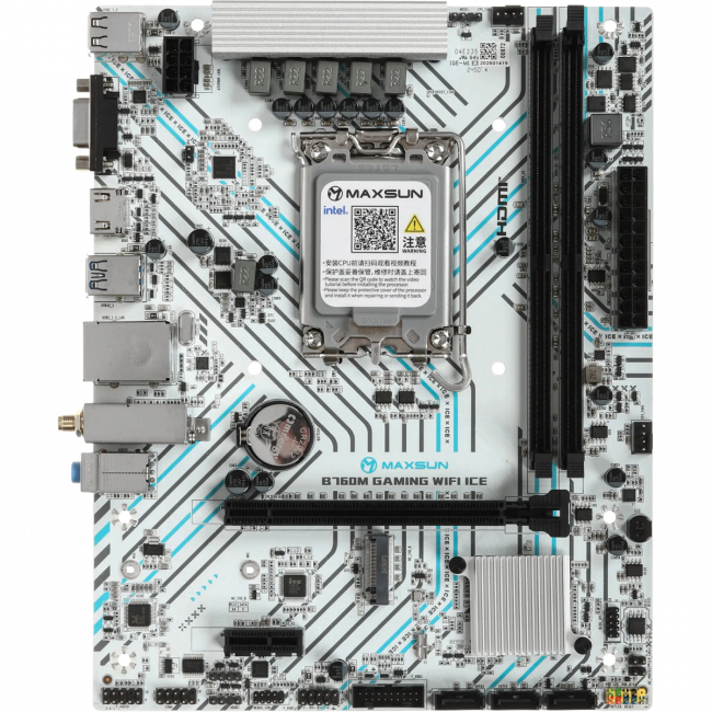 Материнская плата MAXSUN MS-B760M GAMING WIFI ICE — для бизнеса и офиса