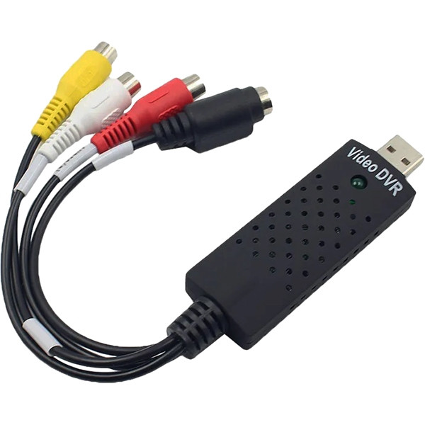 Устройство видеозахвата VCOM USD to DVR <DU501> Кабель-переходник VCOM USB 2.0 (m)/3 x RCA (m)/S-Video (m) - 0.09 м (DU501) — для бизнеса и офиса