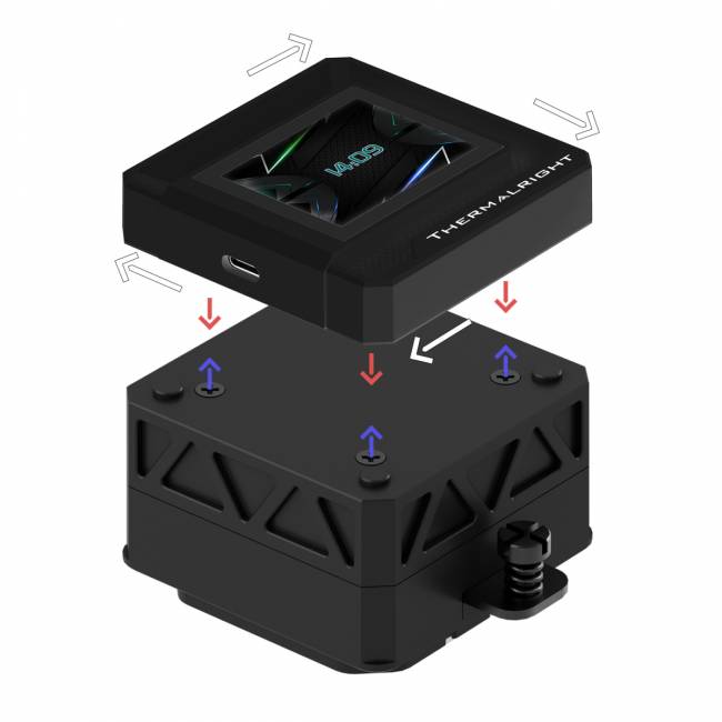 Водяное охлаждение для процессора Thermalright Frozen Warframe SE 240 ARGB Black — для бизнеса и офиса