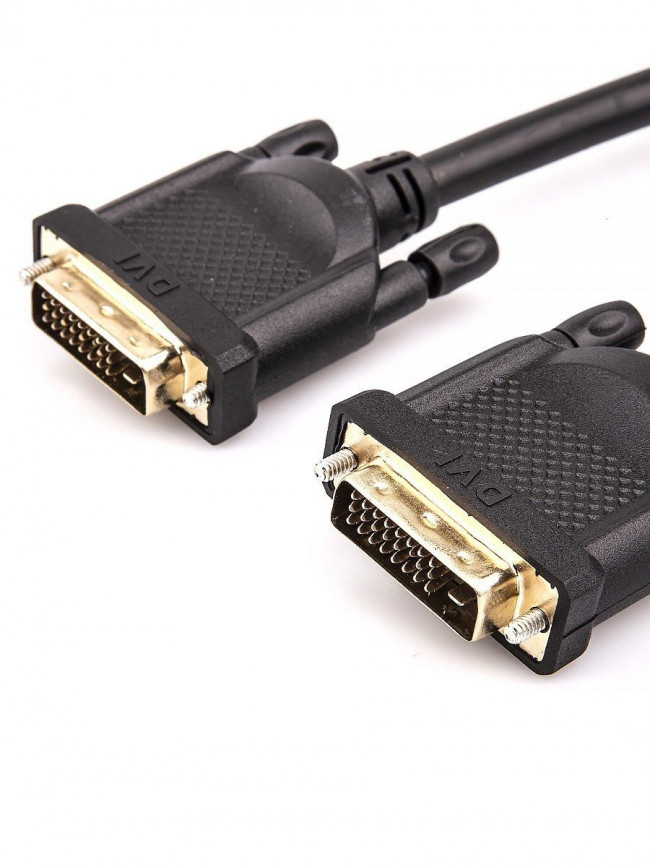 Кабель DVI (24+1) M/M  5m, 2 фильтра Aopen/Qust <ACG442GD-5M> VCOM DVI-D (m) - DVI-D (m) 5м — для бизнеса и офиса