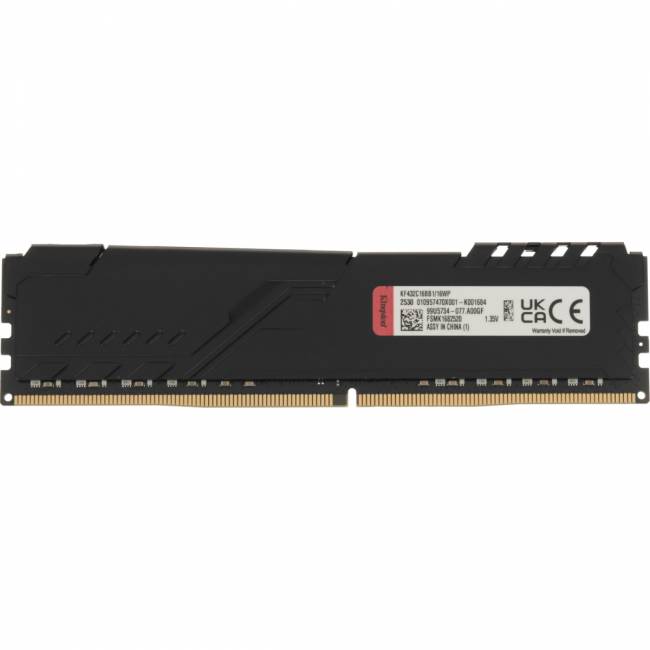 Память оперативная Kingston FURY Beast Black (KF432C16BB1/16WP) — для бизнеса и офиса