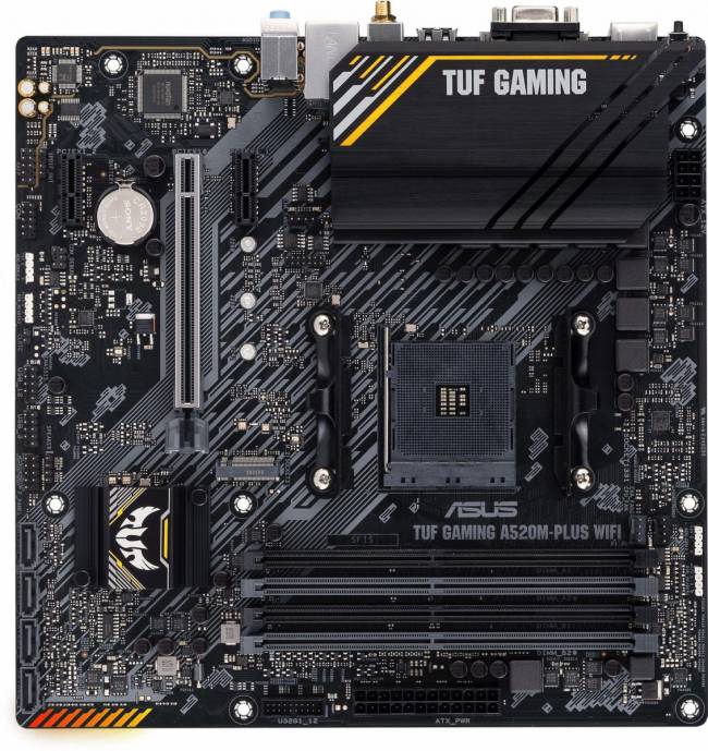 Материнская плата ASUS TUF GAMING A520M-PLUS WIFI — для бизнеса и офиса Материнская плата ASUS TUF GAMING A520M-PLUS WIFI — для бизнеса и офиса